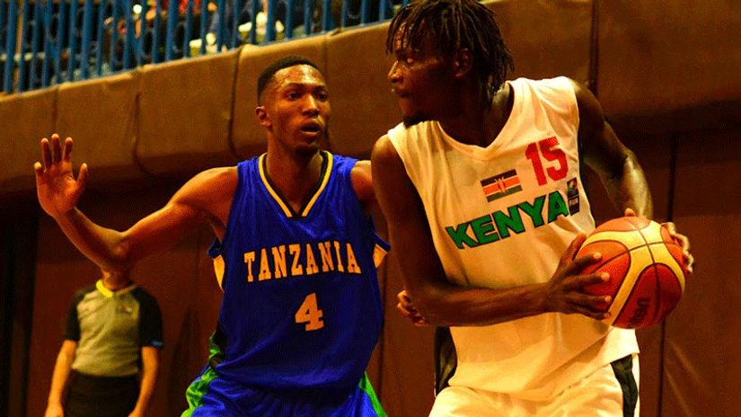 Ariel Okal in action for Kenya Morans 