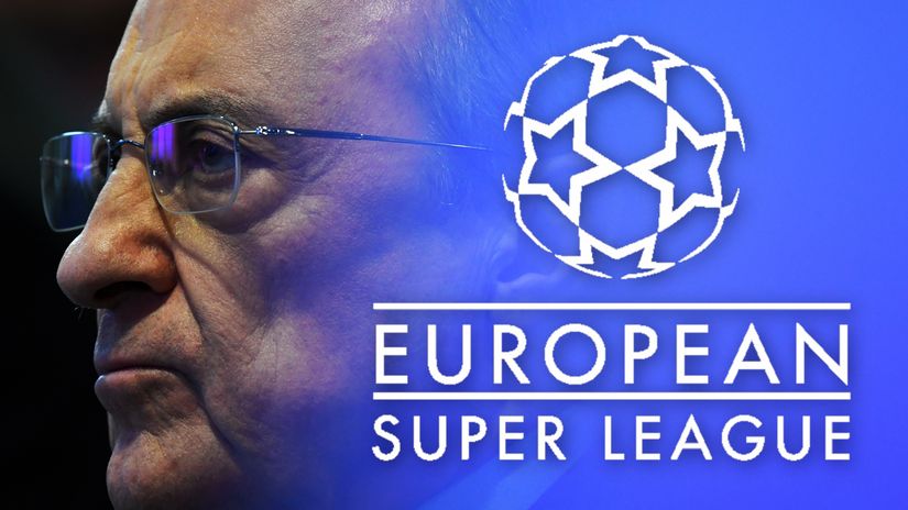 Florentino Perez is not giving up on the project (©AFP)