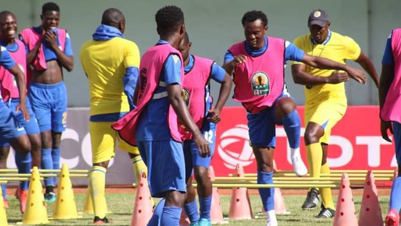 David Owino going through his paces. Courtesy