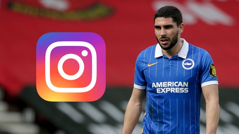 Neal Maupay was harassed via Instagram (©Wiki/Robin Jones/Gallo Images)