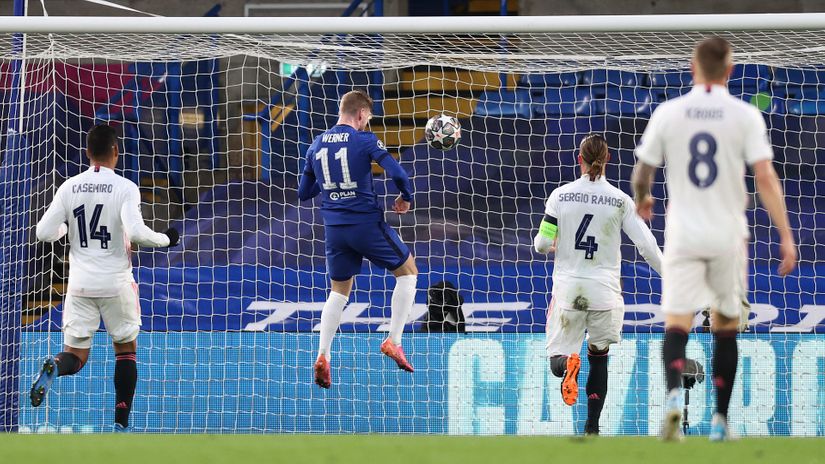 Werner scores the opener (©Gallo images)