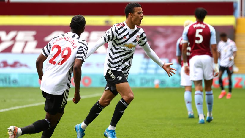 Wan Bissaka & Greenwood (©Michael Steele/Gallo Images)