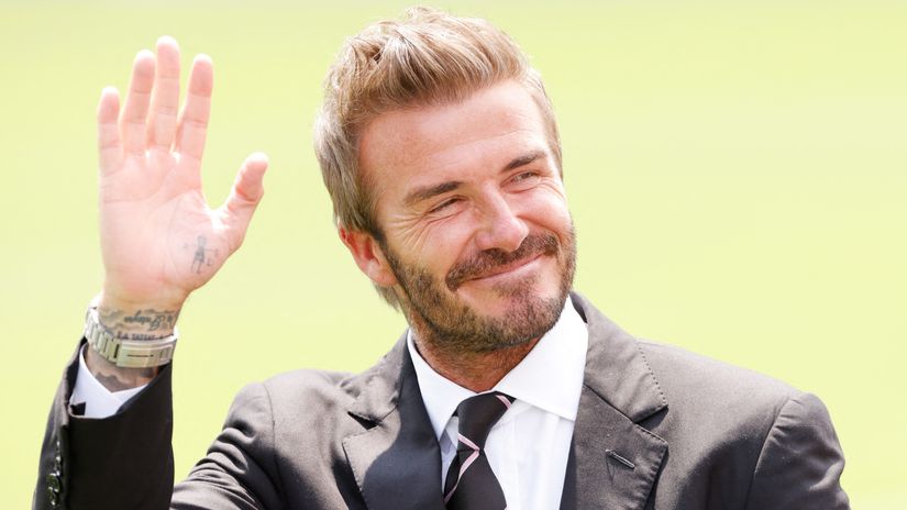 David Beckham is loving life in Miami (©AFP)