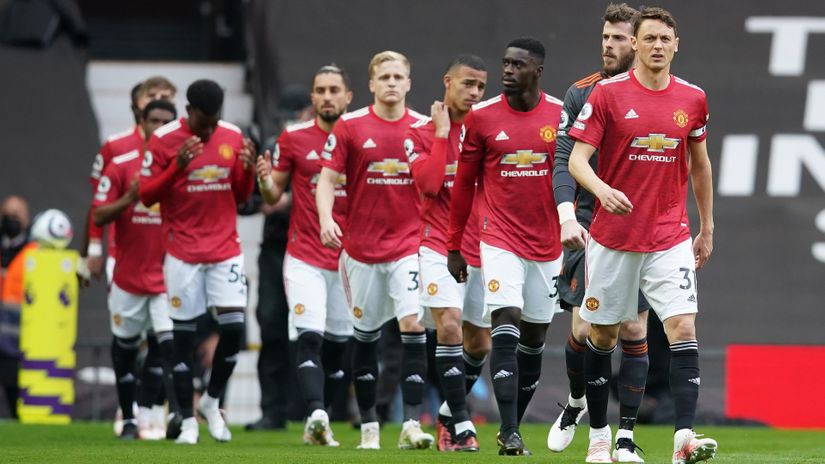 United's starting XI against Leicester (©Dave Thompson - Pool/Getty Images)