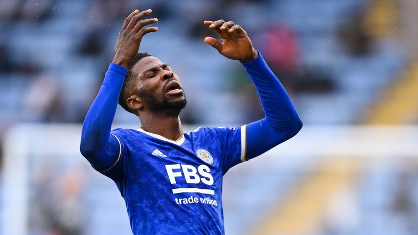 Leicester City fail to reach Champions League, Kelechi Iheanacho devastated (©Laurence Griffiths/Gallo Images)