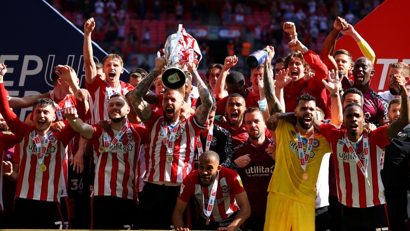 Brentford are in the Premier League! (©Catherine Ivill/Gallo Images)