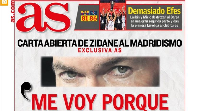 Sensational story on the cover of AS 