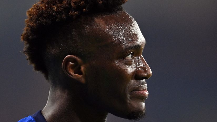 Tammy Abraham didn't play but he did celebrate (©AFP)
