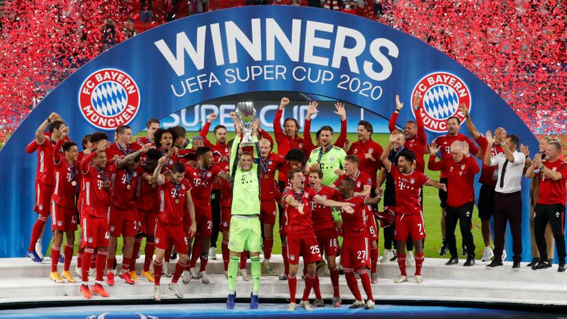 Bayern Munich won the EUFA Super Cup last year beating Sevilla (©AFP)