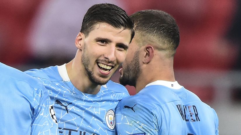 Well-deserved: Ruben Dias (©AFP)