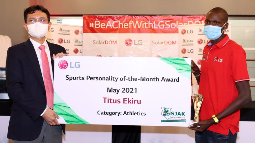 Ekiru wins the Sports Personality of May award