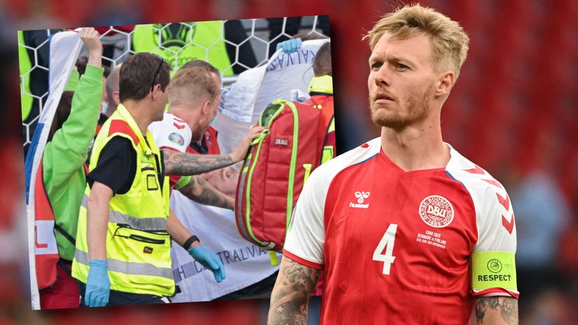 Captain Courage Simon Kjaer (©AFP)