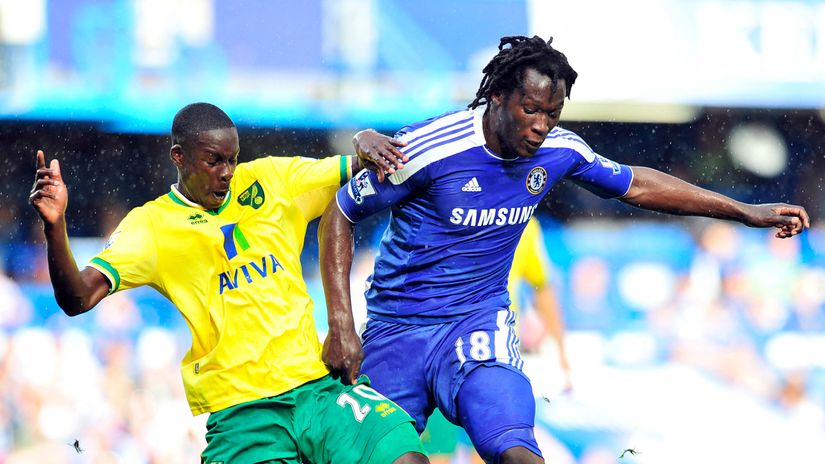 Romelu Lukaku while playing for Chelsea (©AFP)