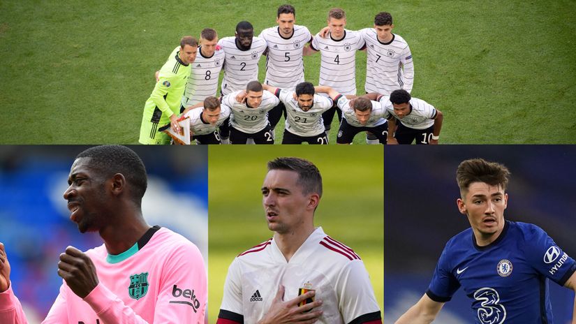 Germany squad, Dembele, Castagne, Gilmour (©AFP)