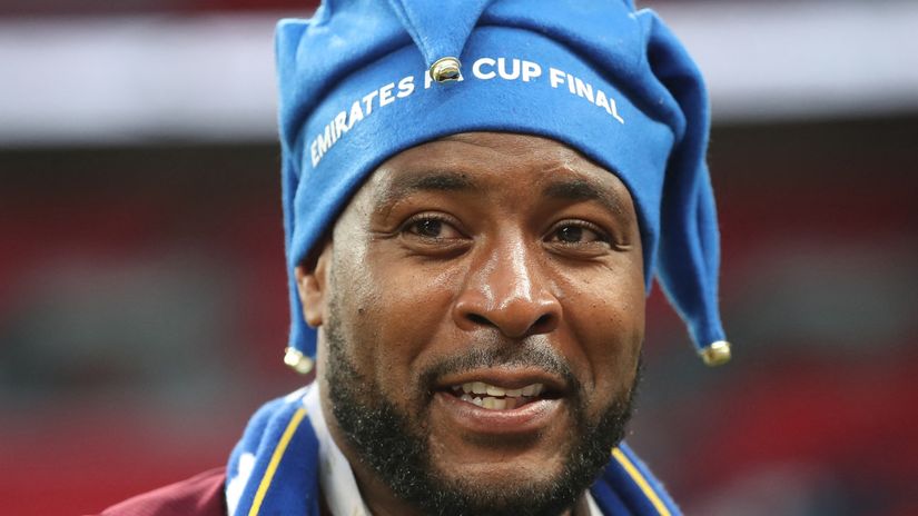 Champion Wes Morgan (©AFP)