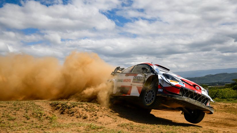 WRC Safari Rally action © Courtesy