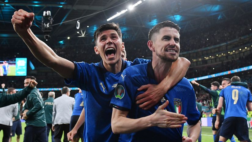 Italian joy at Wembley Stadium (©AFP)