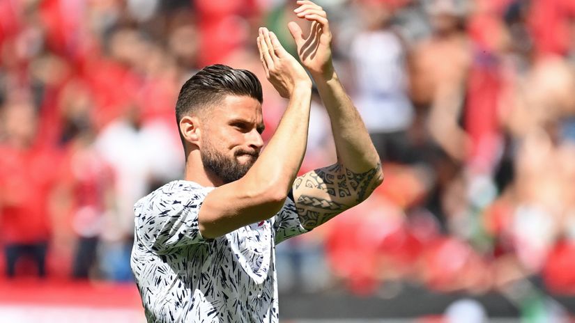 Olivier Giroud (©Tibor Illyes - Pool/Getty Images)