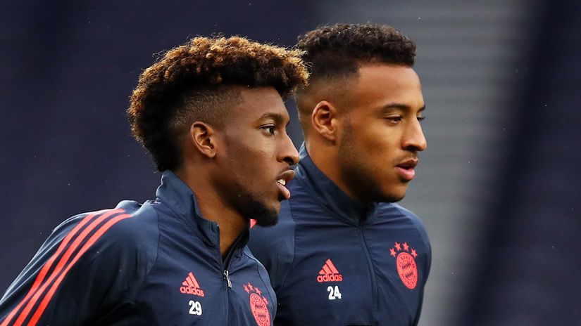 Kingsley Coman & Corentin Tolisso (©Gallo Images)