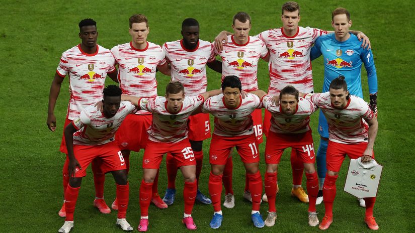 RB Leipzig DFB Pokal final squad (©Gallo Images)