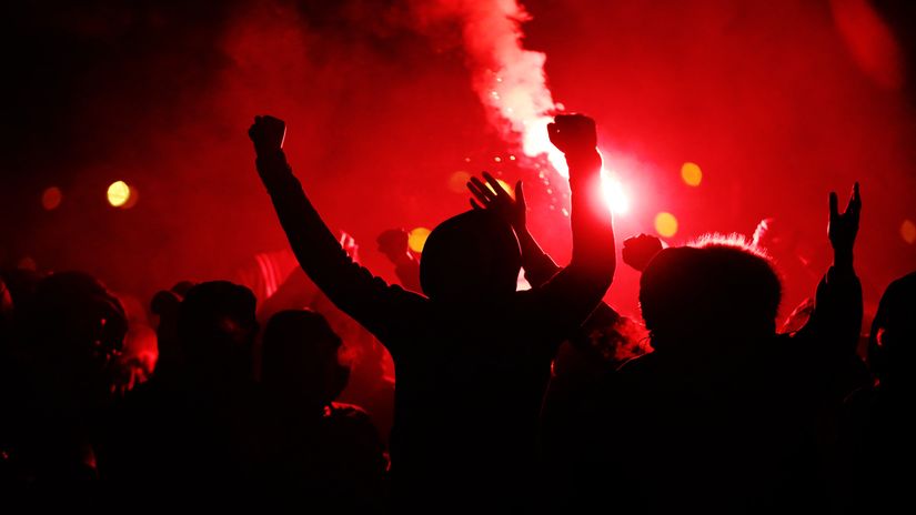 Disturbance in Zagreb (©AFP)