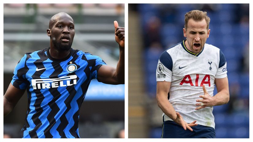 Lukaku & Kane (©Gallo Images)