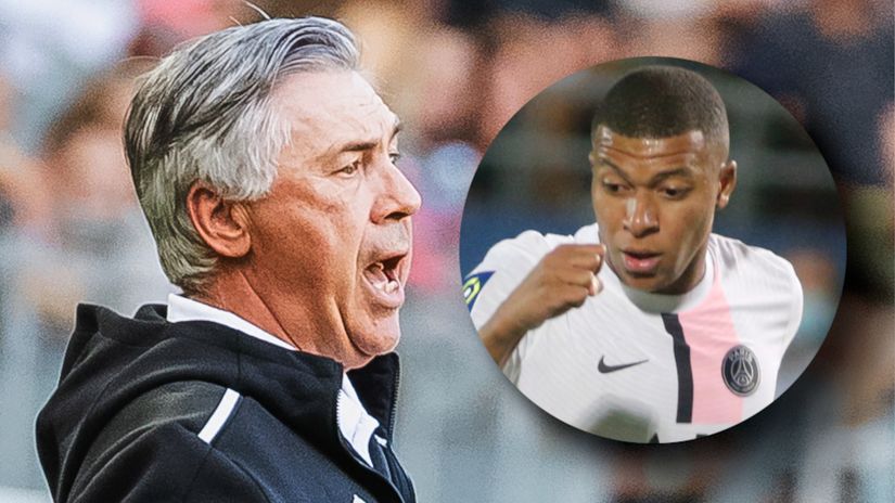 Ancelotti is keeping silent about Mbappe (©AFP)