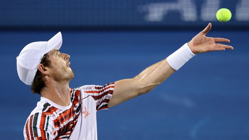 Andy Murray was lethal from the serve (©AFP)