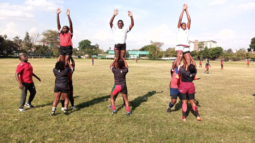 Kenya Lionesses in training © KRU