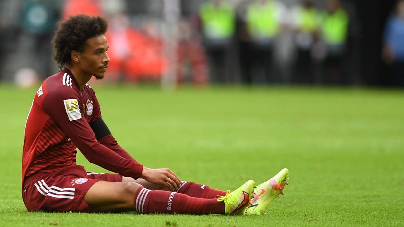 Sane's head is not in the game these days (©AFP)