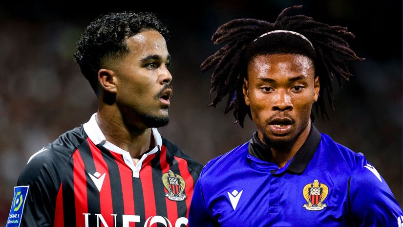 Justin Kluivert and Khephren Thuram (©Gallo Images)