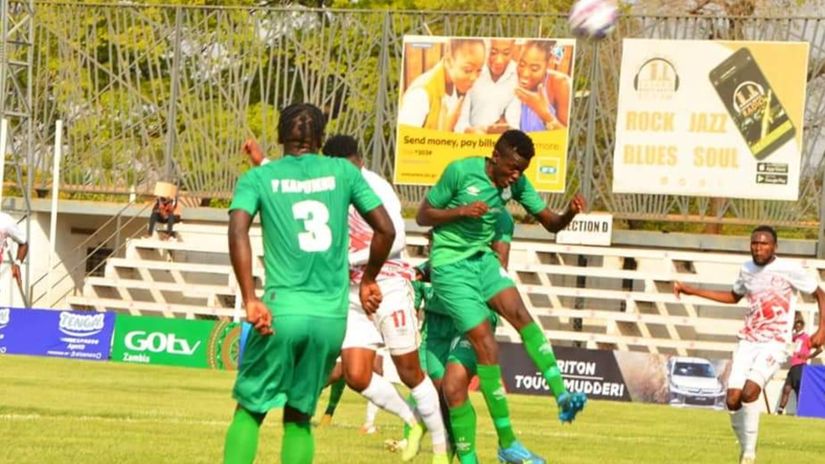 Action between Zesco and Dynamos © Zesco United 