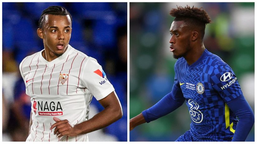 Kounde & Hudson-Odoi (©Gallo Images)