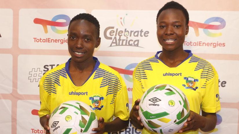 Vihiga Queens' Maurine Achieng and Violet Wanyonyi © Mozzart Sport