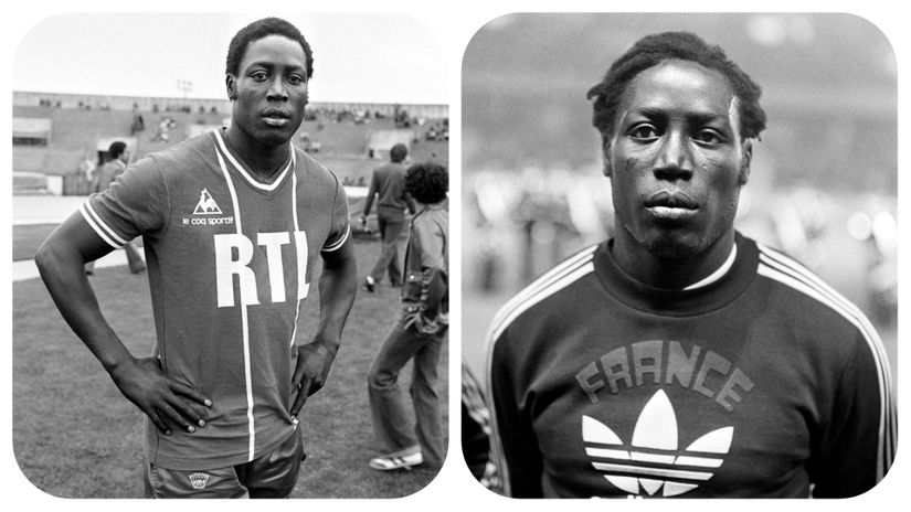 Jean--Pierre Adams during his PSG and France days (©AFP)