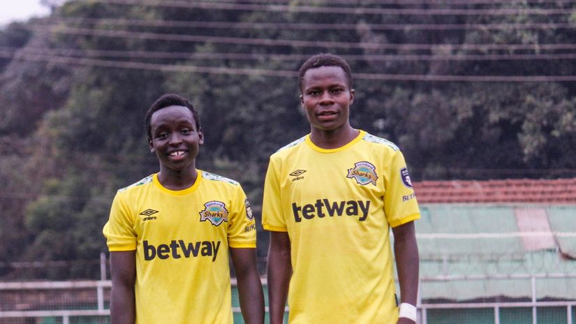 Mathew Kibiwott and Geoffrey Onyango © Kariobangi Sharks