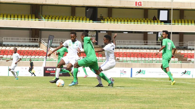 Kenya in action against Somaliland 