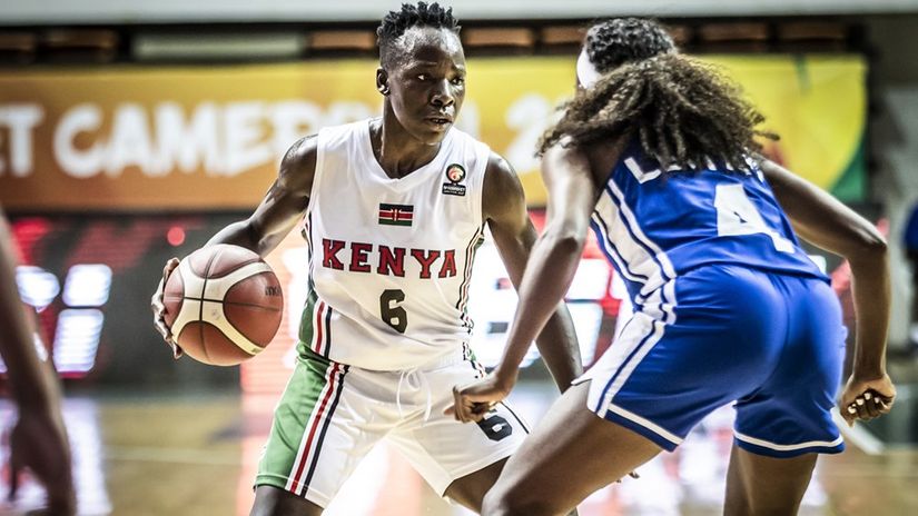 Natalie Akinyi in action against Cape Verde © Courtesy