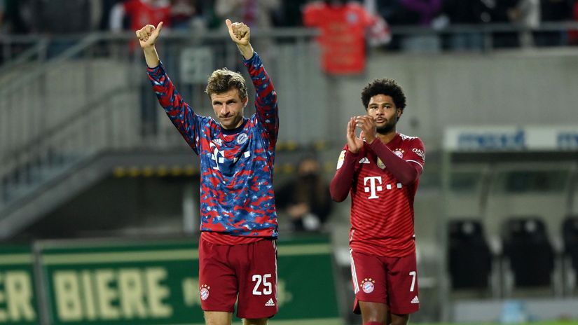 Muller & Gnabry (©Gallo Images)