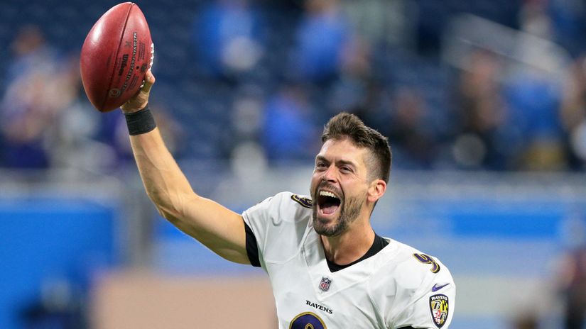 History maker Justin Tucker (©AFP)