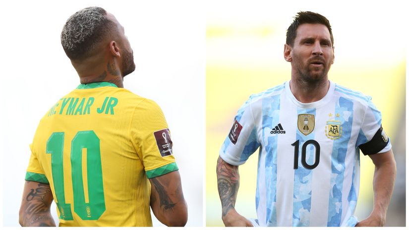 PSG teammates - Neymar & Messi (©Gallo Images)