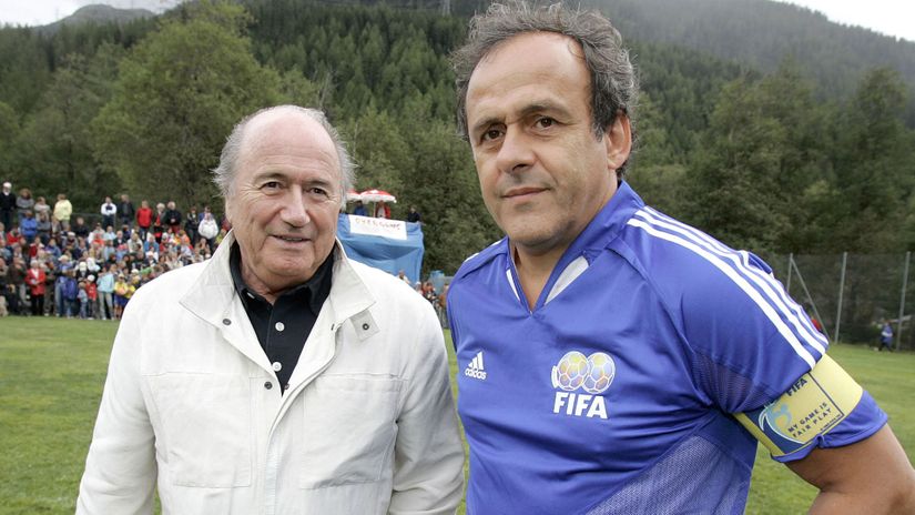 Sepp Blatter and Michel Platini (©AFP)