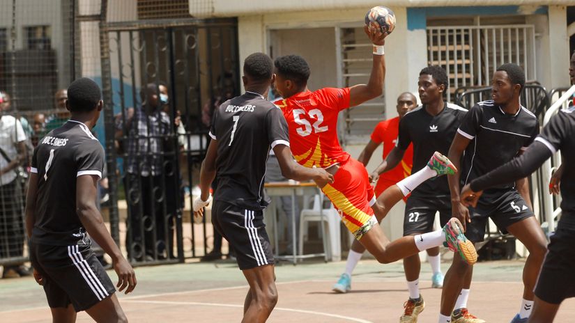 Buccanners in action against Strathmore University 