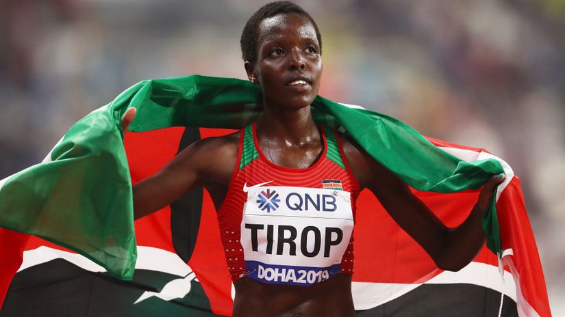 Agnes Tirop © World Athletics