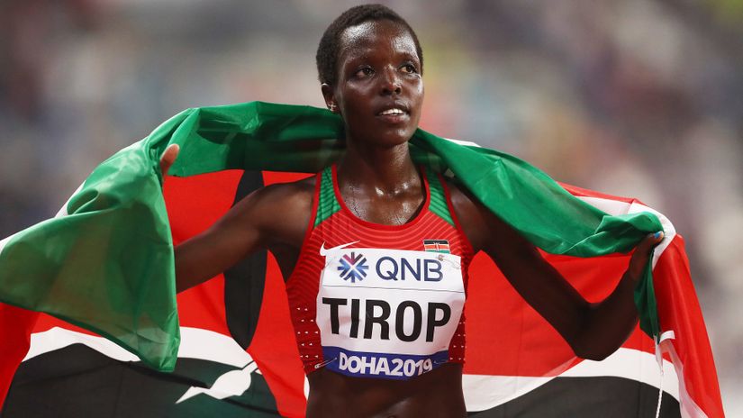 Agnes Tirop © World Athletics