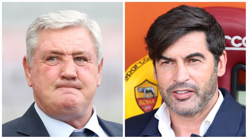 Steve Bruce and Paulo Fonseca (©Gallo images)