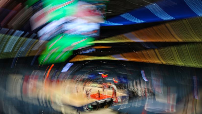 NBA game (© Patrick Smith/Getty Images)