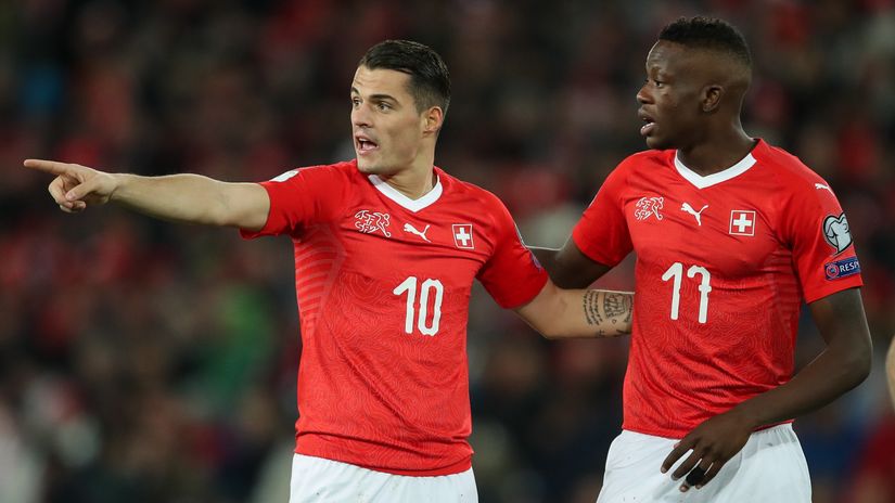 Xhaka & Zakaria (©Gallo Images)