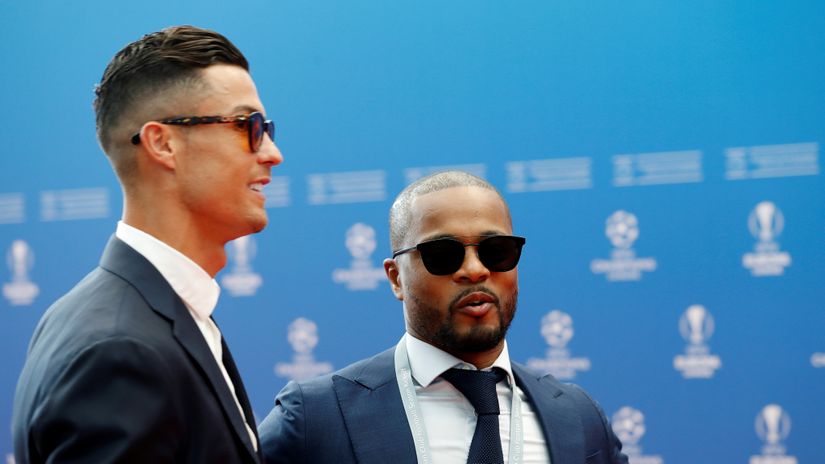 Ronaldo & Evra (©Gallo Images)