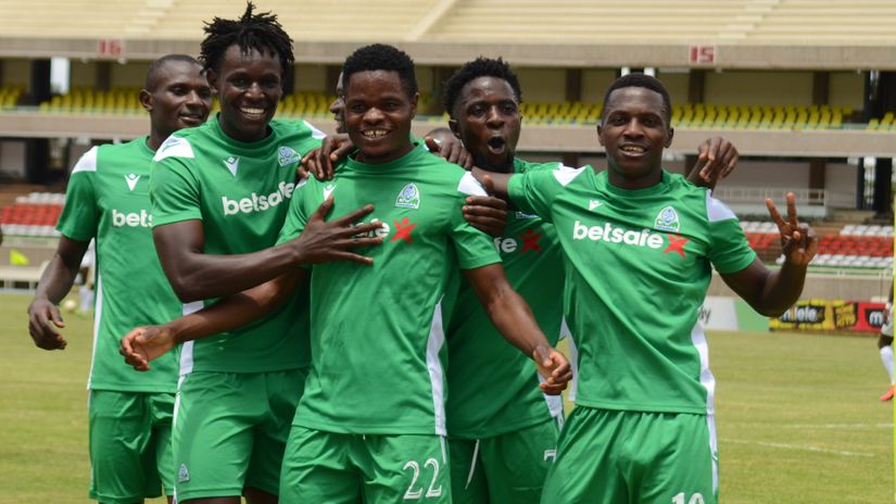 Gor Mahia players celebrate after scoring © Mozzart Sport